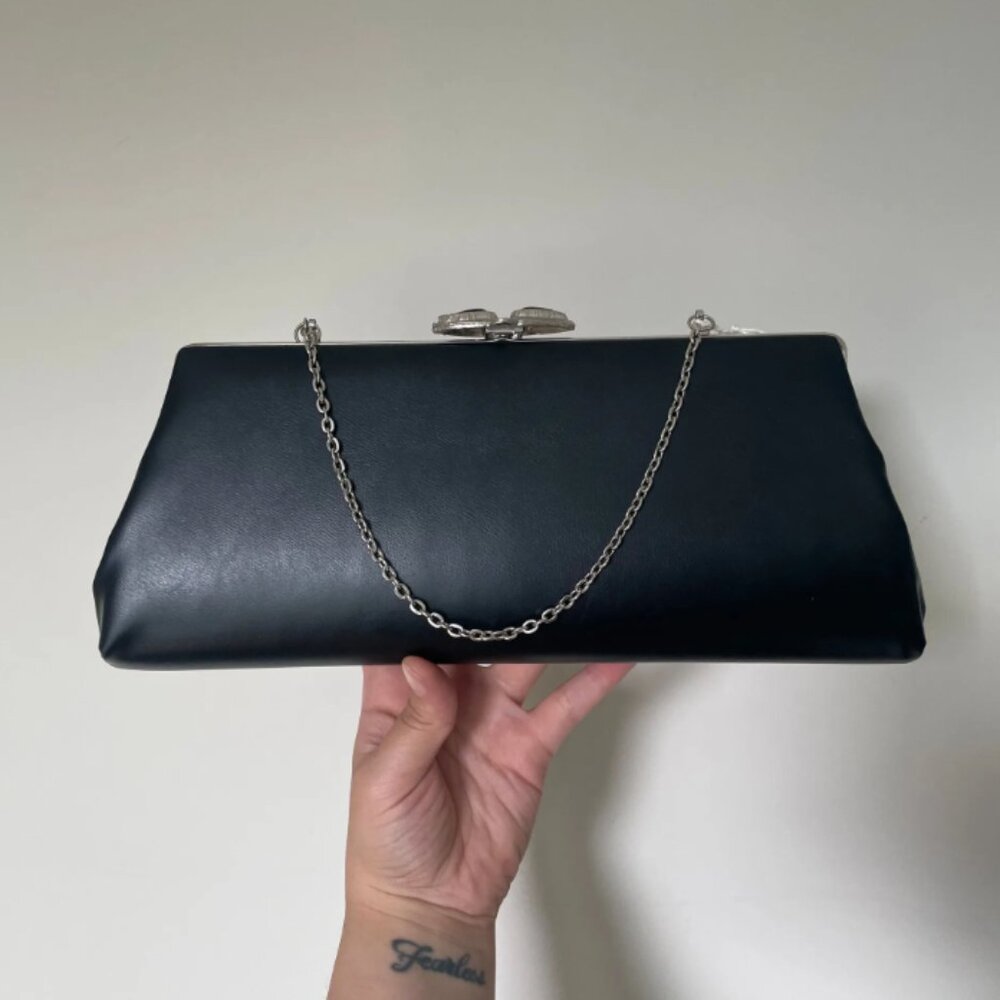 1940s Gothic Stone Clutch Handbag
